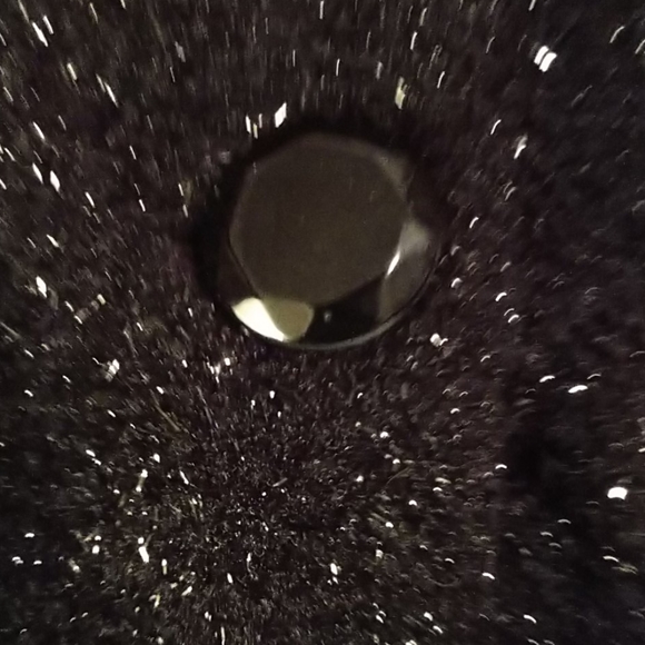 Black Lurex Cardigan Sweater - Picture 4 of 10